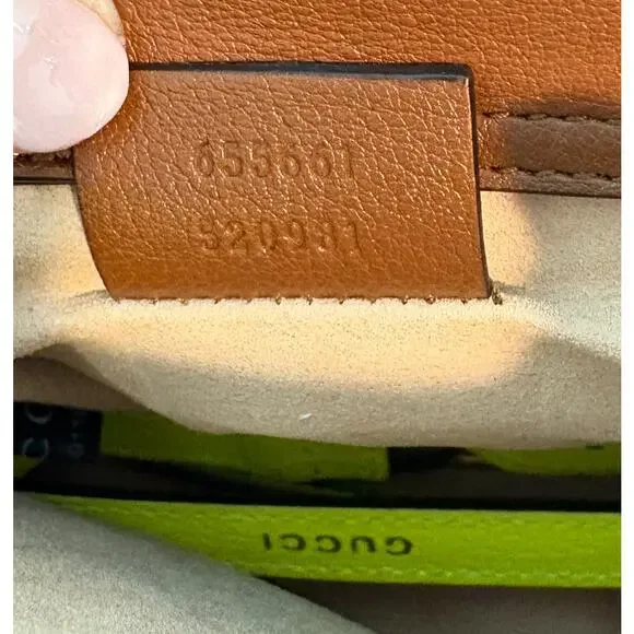 Gucci Diana Bamboo Handle Small Leather Crossbody Tote Bag Brown Small Mini - Picture 6 of 16